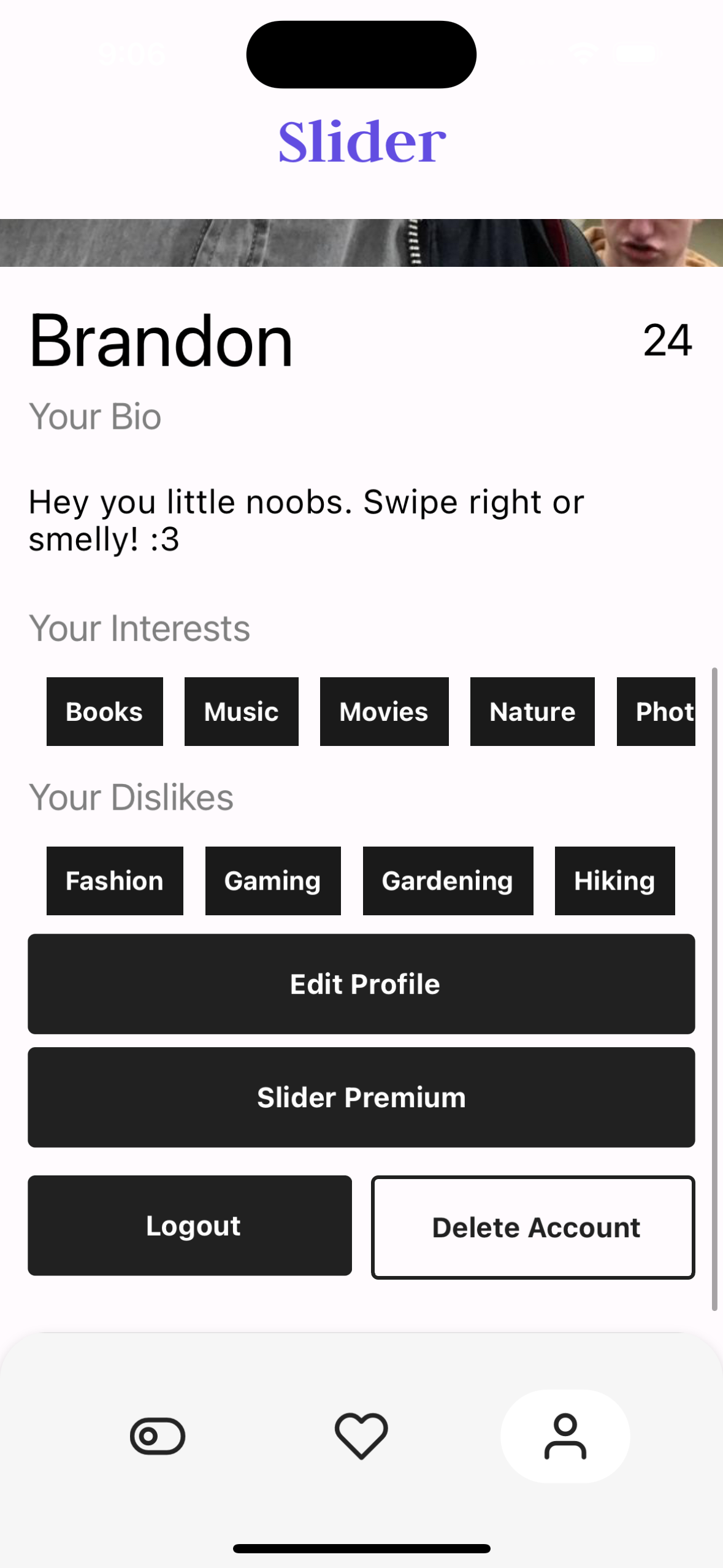 Profile Section